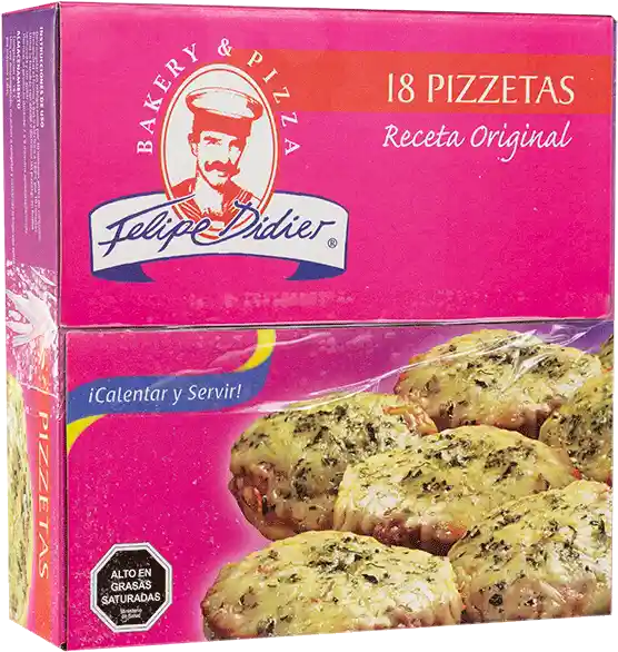 Pizzetas Originales 18 unidades felipe didier