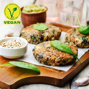 Hamburguesa de quinoa kale 4 un