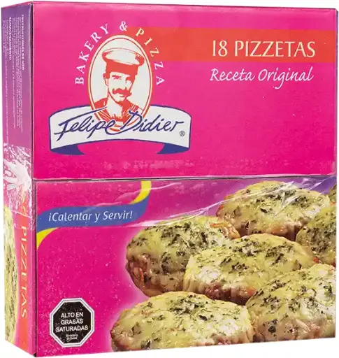 Pizzetas Originales 18 unidades felipe didier