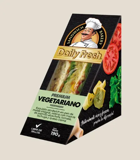 Sandwich vegetariano premium