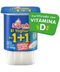 1+1 Yogurt natural Endulzado