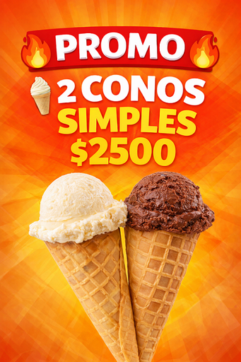 Promo 2 conos simple
